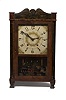 Eli Terry Junior Wooden Works Quarter Column Shelf Clock,