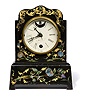 Scarce Terry, Jerome, Beerwell Iron Shelf Clock,