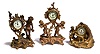Three Figural Cherubic Novelty Clocks,