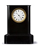 Large French Black Marble Clock,