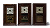 Uncatalogued Lot: Three Ogee Clocks,