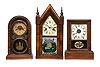 Uncatalogued Lot: Three 19th Century American Shelf Clocks,