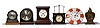 Uncatalogued Lot: Six Novelty Clocks,