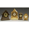 Four Metal-Cased Novelty Clocks,