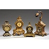 Four Ormolu Novelty Clocks,