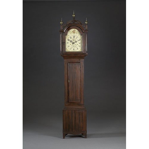 Silas Hoadley Tall Case Clock, — Antique Clocks Price Guide