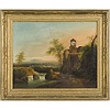 French Musical Picture Frame Clock with Silk Thread Pendulum,