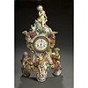 German Porcelain Clock Depicting "Four Seasons",