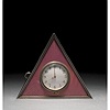 Faberge Triangle Sunburst Enamel Desk Clock,