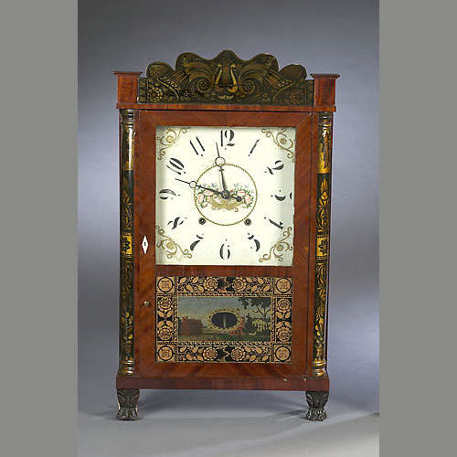 Eli Terry Transitional Shelf Clock, — Antique Clocks Price Guide