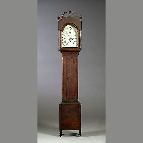 Ohio Valley Cherry Tall Case Clock with Original Finish, — Antique Clocks Price Guide