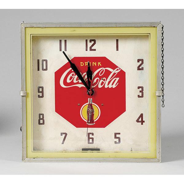 Coca-Cola Neon Clock, — Antique Clocks Price Guide