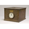 National Clock Co. Wooden Clock,