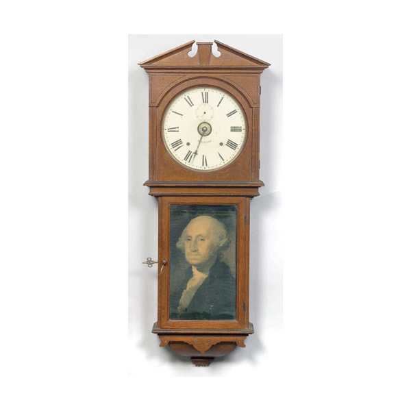 Seth Thomas Umbria Oak Regulator Wall Clock, — Antique Clocks Price Guide