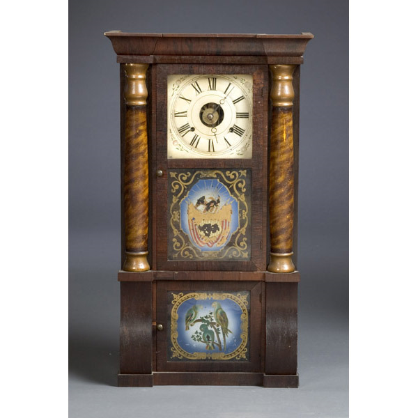 Seth Thomas Triple-Decker Eight-Day Clock, — Antique Clocks Price Guide