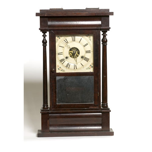Cincinnati, Ohio Shelf Clock by James Brice, — Antique Clocks Price Guide
