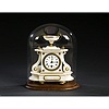 French Alabaster Domed Clock,