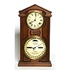 Ithaca No. 7 Double-Dial Calendar Clock,