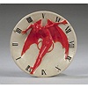 Royal Bayreuth Devil and Clock Dish,