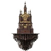 Fabulous Fretwork Folk Art Cathedral and Shelf,