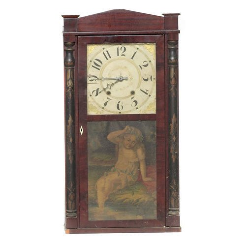 George Mitchell Bristol Ct. Shelf Clock, — Antique Clocks Price Guide