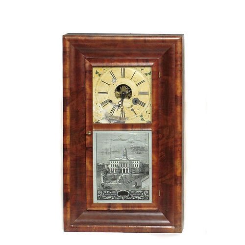 J.C. Brown, Bristol, Conn. Ogee Shelf Clock, — Antique Clocks Price Guide