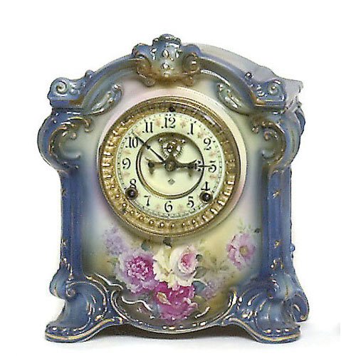 Ansonia Royal Bonn La Sedan Mantel Clock, — Antique Clocks Price Guide