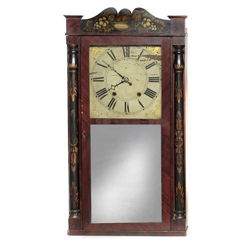 George Marsh &amp; Co. Farmington Ct. Shelf Clock, — Antique Clocks Price Guide