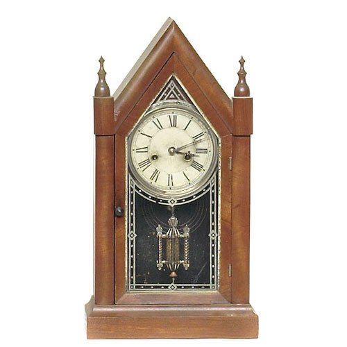 E.N. Welsh Forestville Ct. Steeple Clock, — Antique Clocks Price Guide