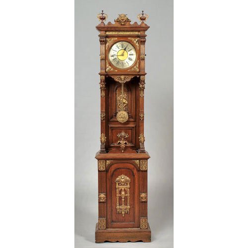 Ansonia Tall Case Clock, — Antique Clocks Price Guide