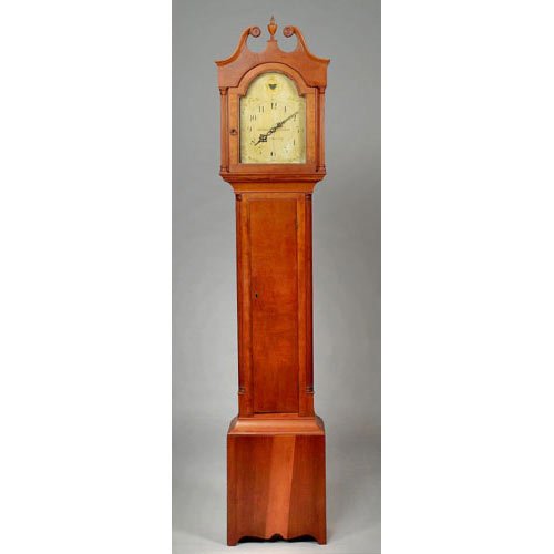 Thomas &amp; Hoadley Tall Case Clock, — Antique Clocks Price Guide