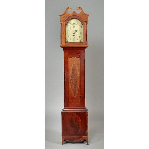 Read and Watson Tall Case Clock with Masonic Dial, — Antique Clocks Price Guide