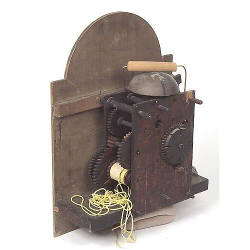 Luman Watson Cincinnati Ohio Tall Case Clock Works and Dial, — Antique Clocks Price Guide