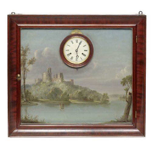 Exceptionally Rare J. Jameson, Dayton Ohio Picture Frame Clock, — Antique Clocks Price Guide