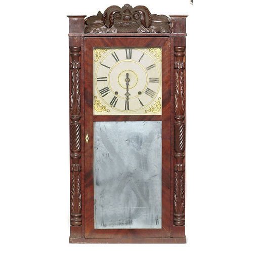 Marsh, Gilbert &amp; Co. Farmington Ct. Shelf Clock, — Antique Clocks Price Guide