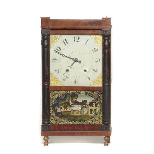 E. &amp; G.W. Bartholomew Bristol Ct. Shelf Clock, — Antique Clocks Price Guide