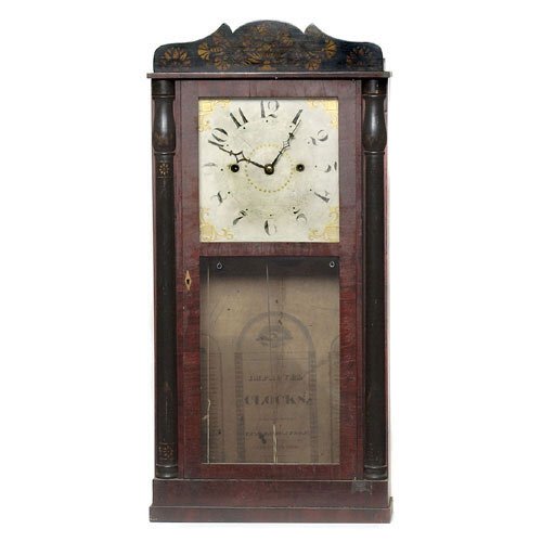 Luman Watson Cincinnati Ohio Shelf Clock, — Antique Clocks Price Guide