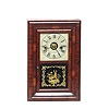 Seth Thomas Thomaston Ct. Miniature Beveled Panel Alarm Shelf Clock,
