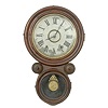 Rosewood New Haven Saxon Ionic Wall Clock,