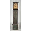 Riley Whiting Ct. Wooden Works Clock in Ohio Painted Tall Case,
