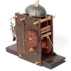 Luman Watson Cincinnati Ohio Tall Case Clock Works and Dial,