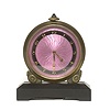 French Enameled Art Deco Desk Clock,