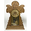 Capital Dome Pressed Oak Ingraham Shelf Clock,