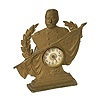 Spanish American War Cast Iron Novelty Clock, by Sessions;