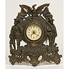 Spanish American War Cast Iron Novelty Clock,