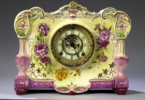 Ansonia Royal Bonn La Roca Clock, — Antique Clocks Price Guide