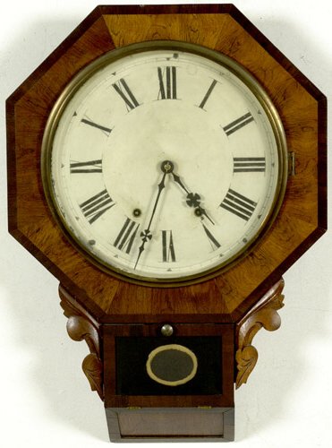 New Haven Drop Octagon No. 2 Wall Clock, — Antique Clocks Price Guide