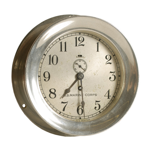 Chelsea U.S. Marine Corps Clock, — Antique Clocks Price Guide