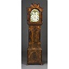Fine English Figured Mahogany Longcase Clock,