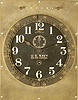 WWII U.S. Navy "Zig-Zag" Control Clock, circa 1940s and made by the Seth Thomas Clock Co. for the U.S. Navy. 